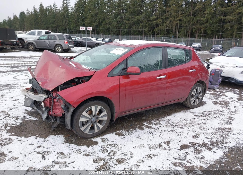 2013 NISSAN LEAF VIN: 1N4AZ0CP6DC402926