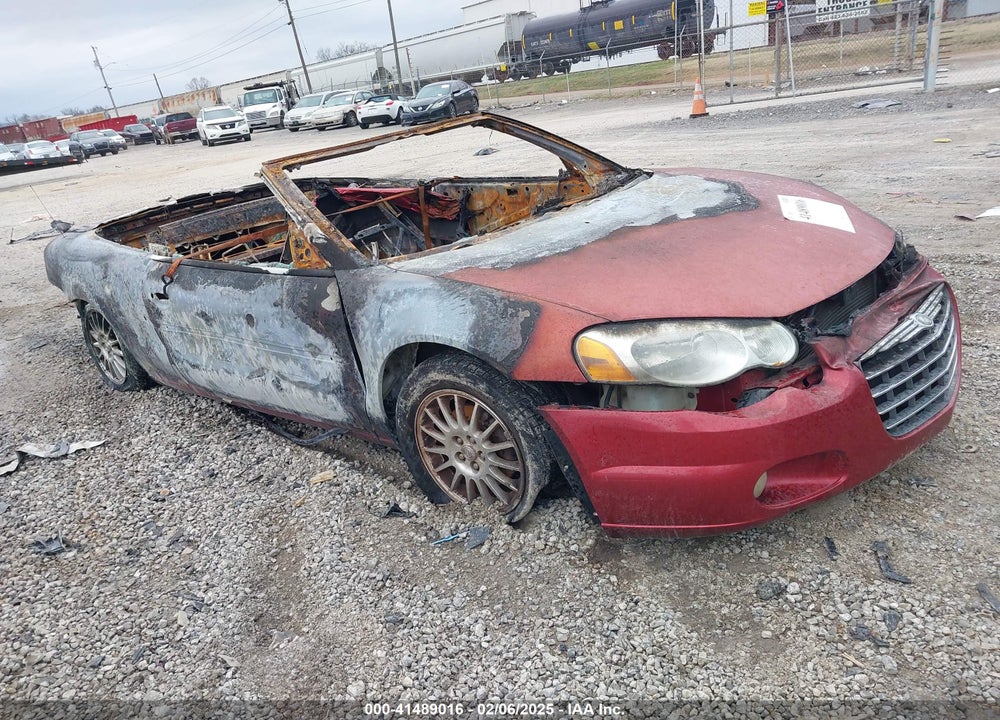 2005 CHRYSLER SEBRING TOURING VIN: 1C3EL55R15N608948