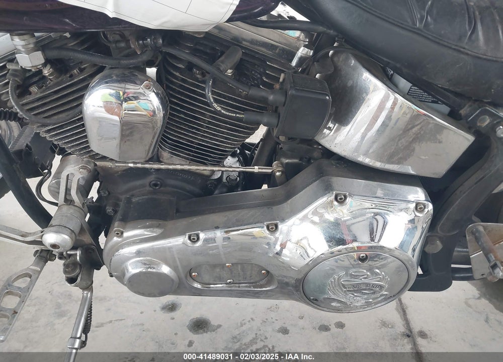 1989 HARLEY-DAVIDSON FXST CUSTOM VIN: 1HD1BKL17KY026757