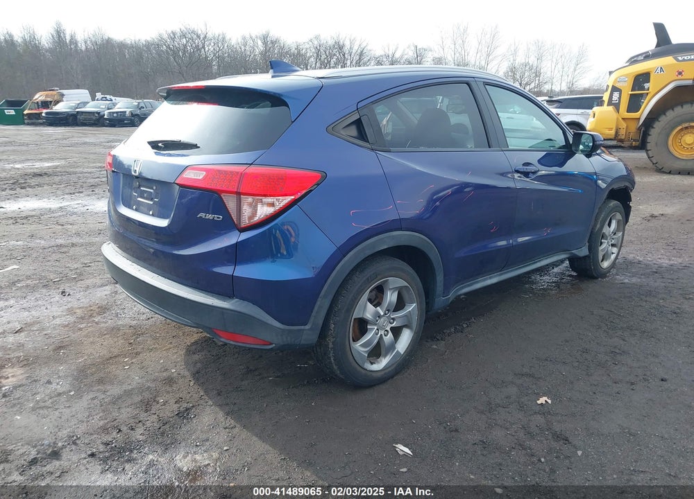 2016 HONDA HR-V VIN: 3CZRU6H78GM763966