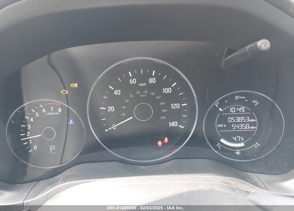 2016 HONDA HR-V VIN: 3CZRU6H78GM763966