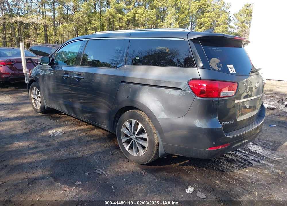 2016 KIA SEDONA SX VIN: KNDMC5C15G6170582