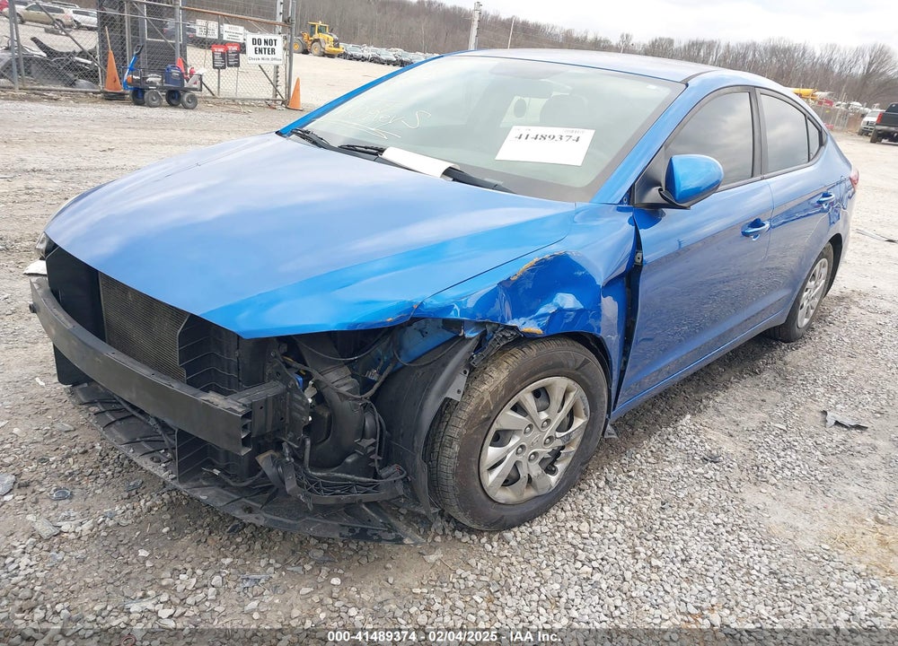 2018 HYUNDAI ELANTRA VIN: KMHD74LF4JU637144
