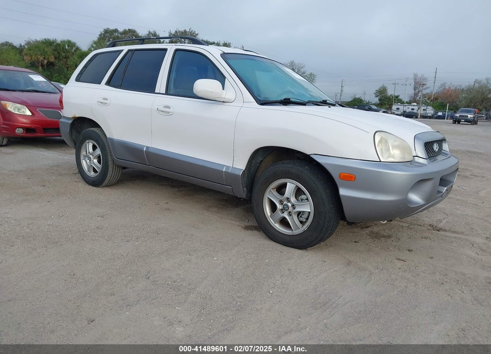 2004 HYUNDAI SANTA FE GLS VIN: KM8SC13D14U836625