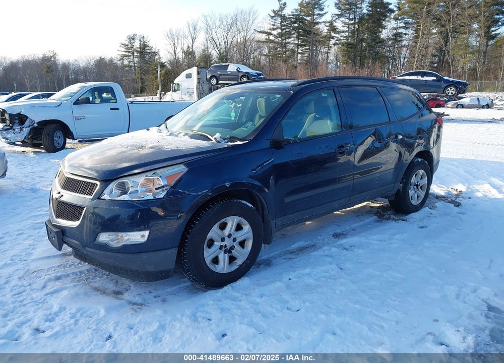 2012 CHEVROLET TRAVERSE LS VIN: 1GNKREED8CJ250356