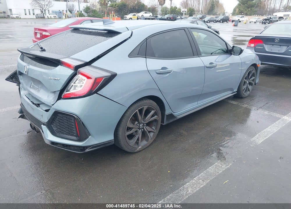 2017 HONDA CIVIC SPORT VIN: SHHFK7H47HU421925