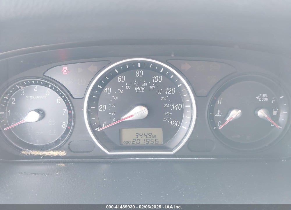 2006 HYUNDAI SONATA GLS V6/LX V6 VIN: 5NPEU46F26H093516