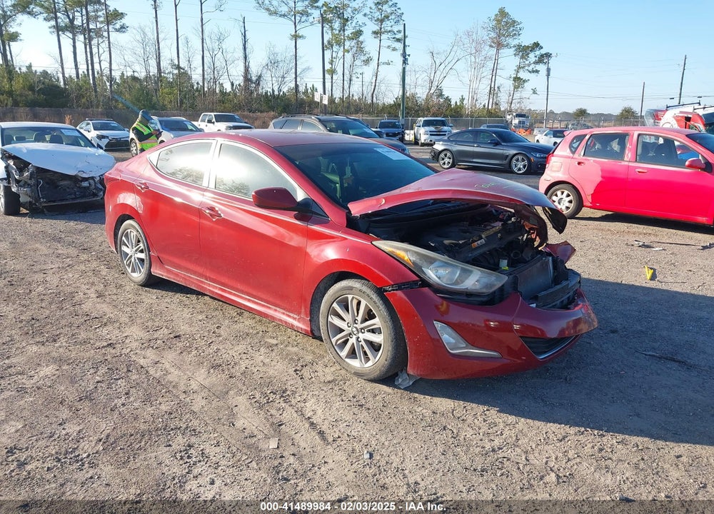 2014 HYUNDAI ELANTRA SE VIN: 5NPDH4AE3EH502782