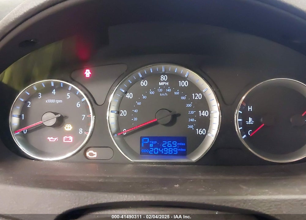 2010 HYUNDAI SONATA SE VIN: 5NPEU4AC0AH624122