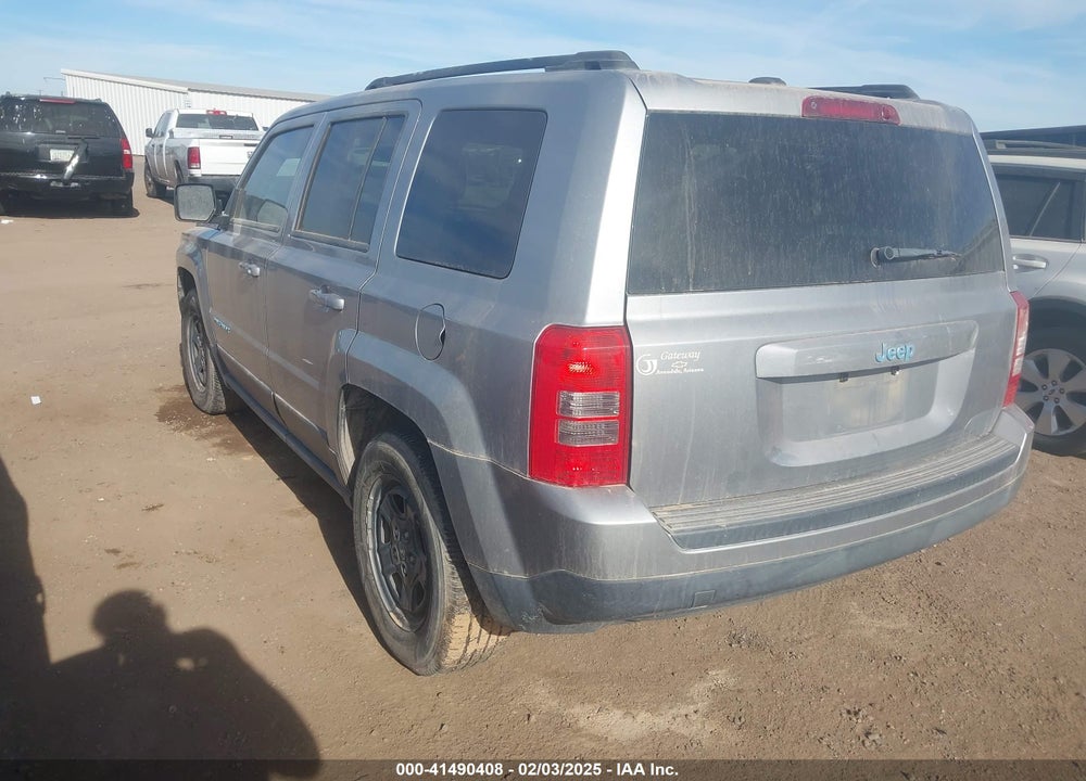 2017 JEEP PATRIOT SPORT FWD VIN: 1C4NJPBBXHD166525