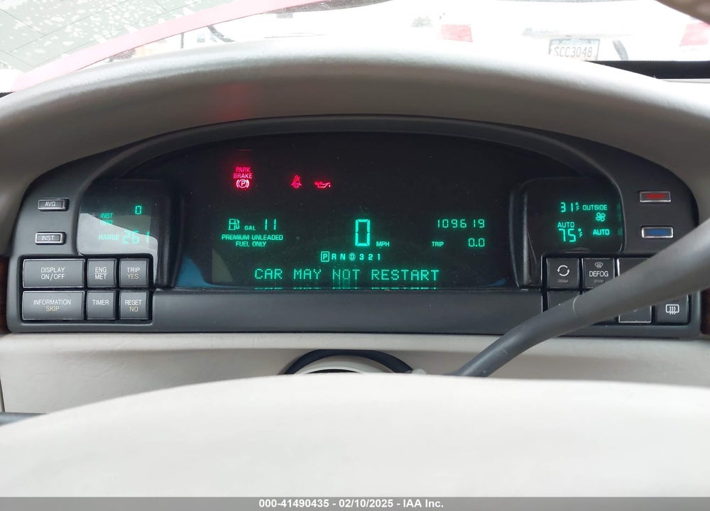 1999 CADILLAC DEVILLE STANDARD VIN: 1G6KD54Y7XU763262