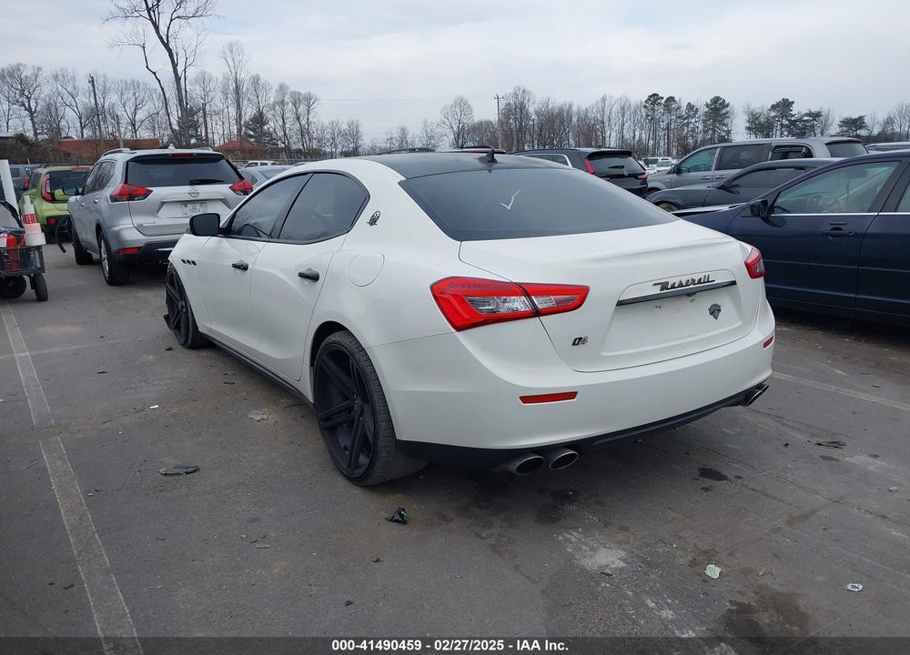 2014 MASERATI GHIBLI S Q4 VIN: ZAM57RTA9E1088666