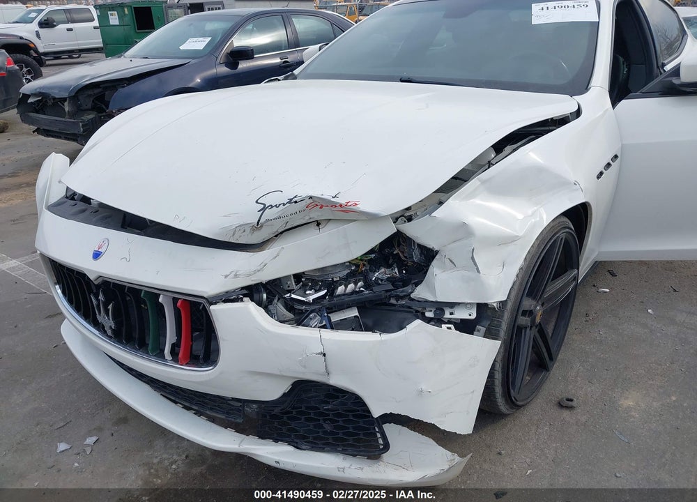 2014 MASERATI GHIBLI S Q4 VIN: ZAM57RTA9E1088666