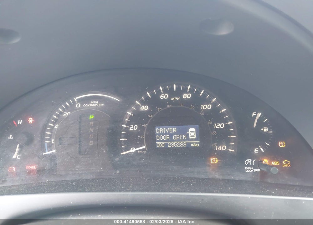 2007 TOYOTA CAMRY HYBRID VIN: JTNBB46K373032822