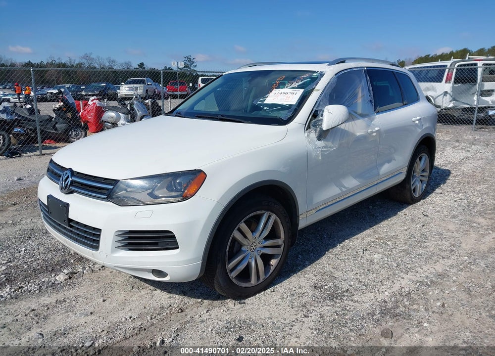 2012 VOLKSWAGEN TOUAREG TDI EXECUTIVE VIN: WVGEK9BP9CD006581