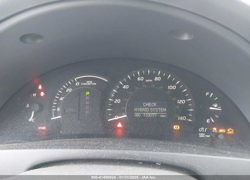 2009 TOYOTA CAMRY HYBRID VIN: 4T1BB46K19U109166