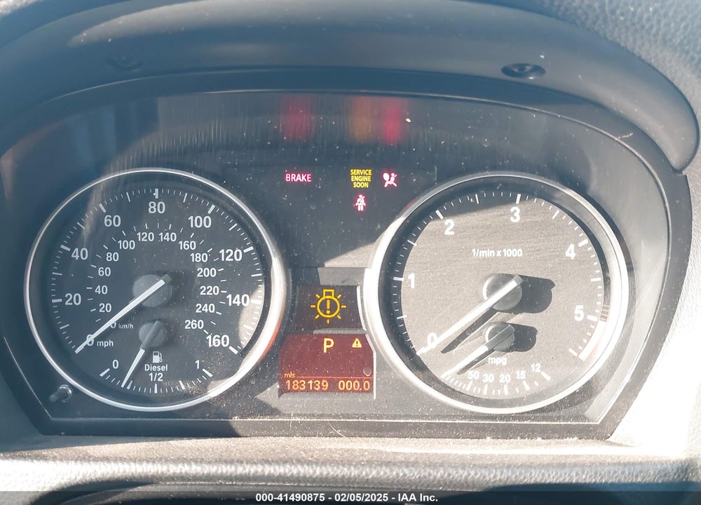 2011 BMW 335D VIN: WBAPN7C51BA781072