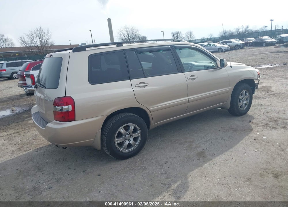 2005 TOYOTA HIGHLANDER V6 VIN: JTEEP21A950130804