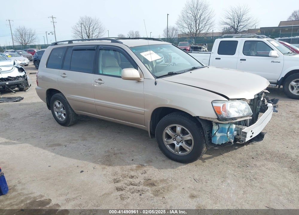 2005 TOYOTA HIGHLANDER V6 VIN: JTEEP21A950130804