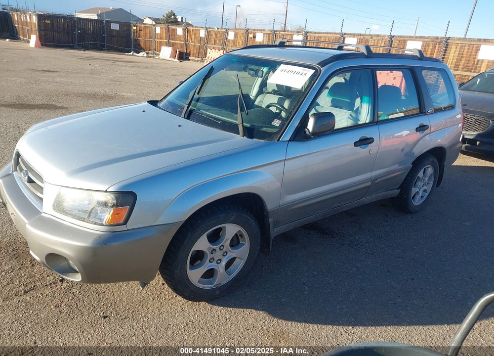 2003 SUBARU FORESTER XS VIN: JF1SG65643H754308