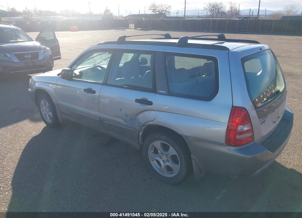 2003 SUBARU FORESTER XS VIN: JF1SG65643H754308