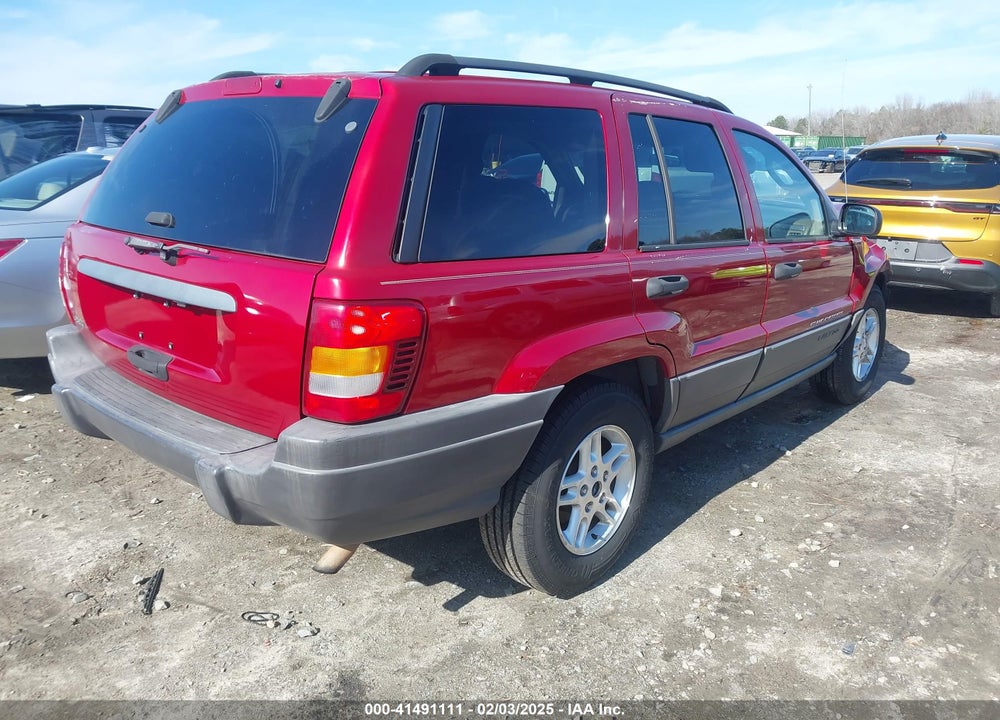 2004 JEEP GRAND CHEROKEE VIN: 1J4GX48S64C401347