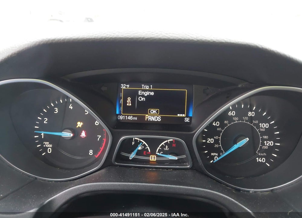2017 FORD FOCUS SEL VIN: 1FADP3H28HL252759