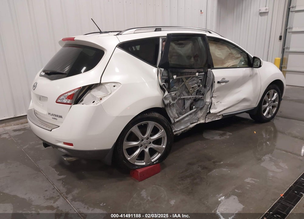 2012 NISSAN MURANO LE VIN: JN8AZ1MW9CW229751