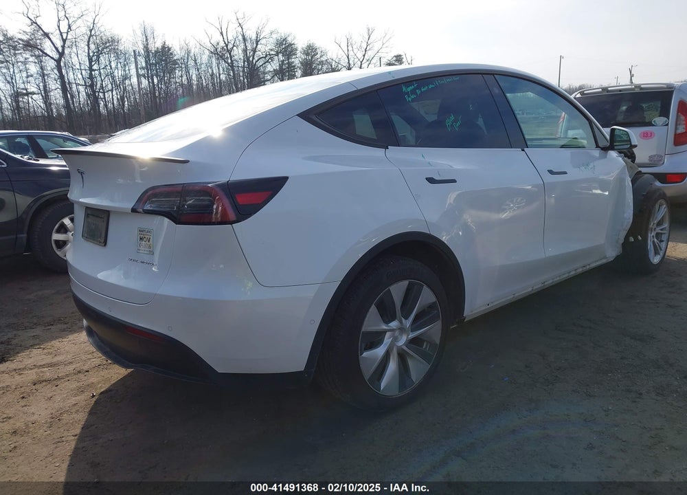 2021 TESLA MODEL Y LONG RANGE DUAL MOTOR ALL-WHEEL DRIVE VIN: 5YJYGDEE3MF265786