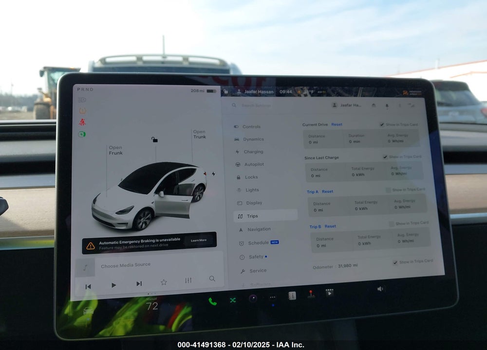 2021 TESLA MODEL Y LONG RANGE DUAL MOTOR ALL-WHEEL DRIVE VIN: 5YJYGDEE3MF265786