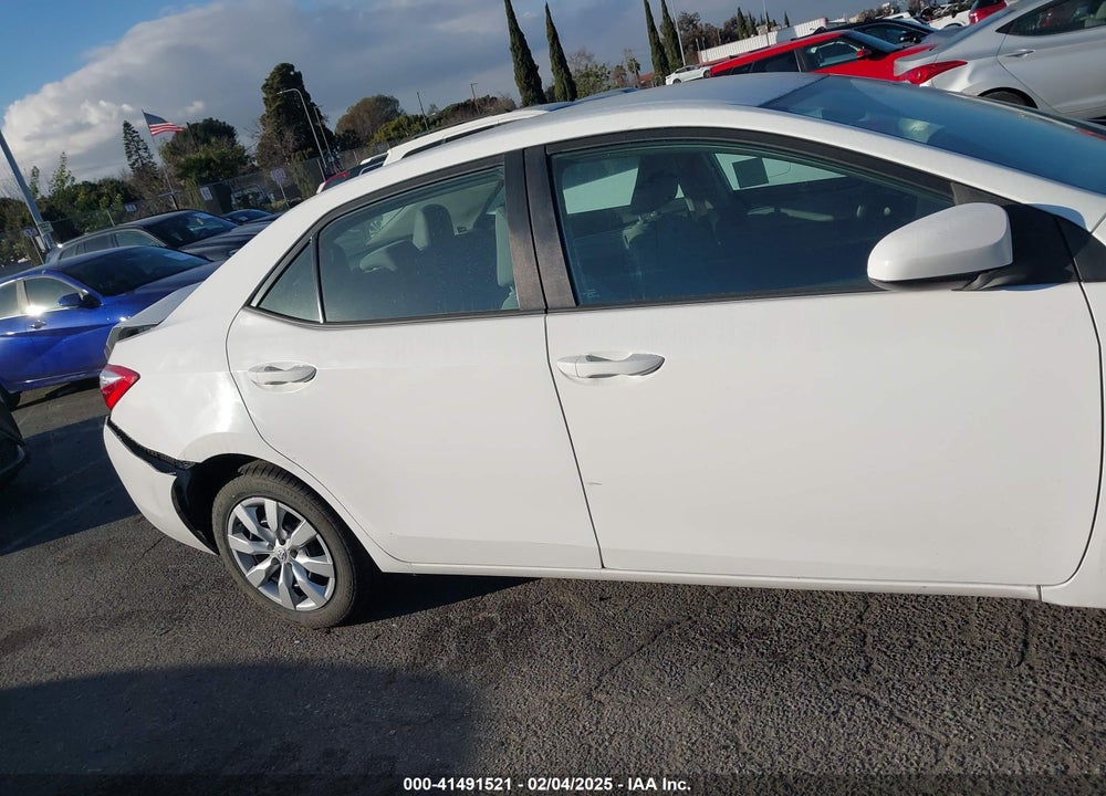 2016 TOYOTA COROLLA VIN: 5YFBURHE6GP497928
