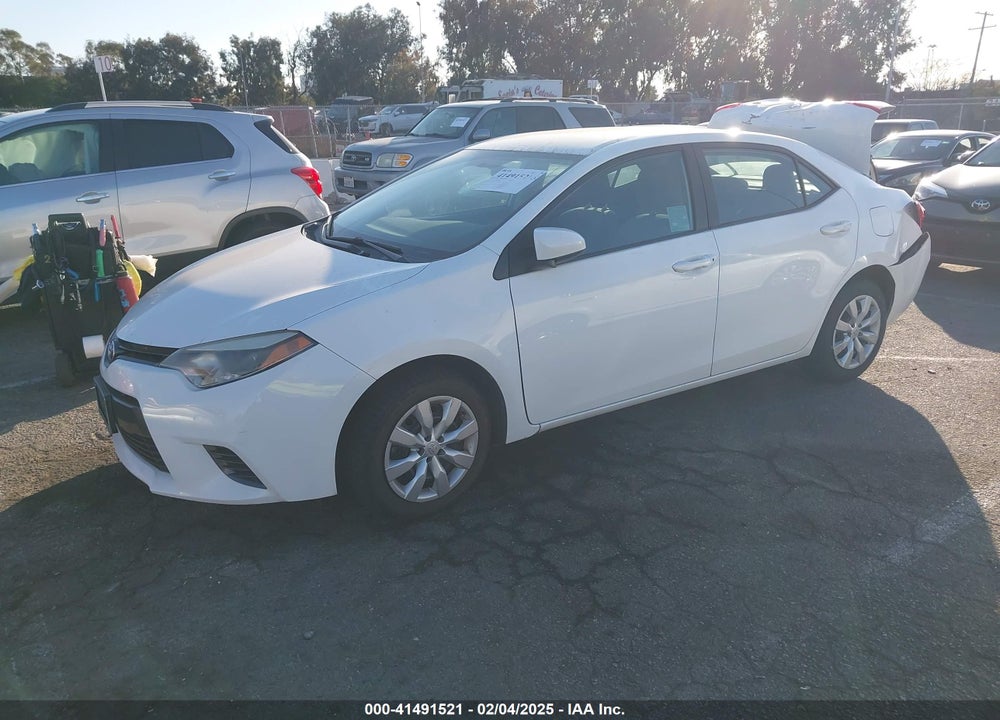 2016 TOYOTA COROLLA VIN: 5YFBURHE6GP497928