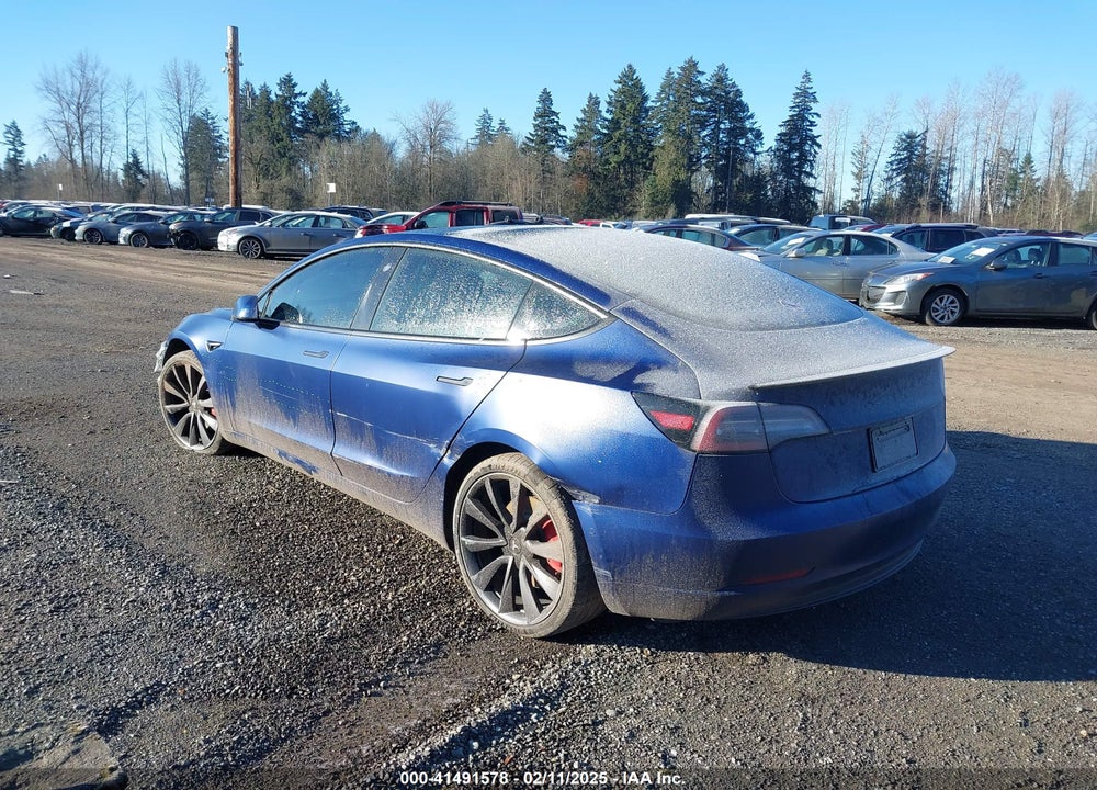 2020 TESLA MODEL 3 VIN: 5YJ3E1ECXLF647079