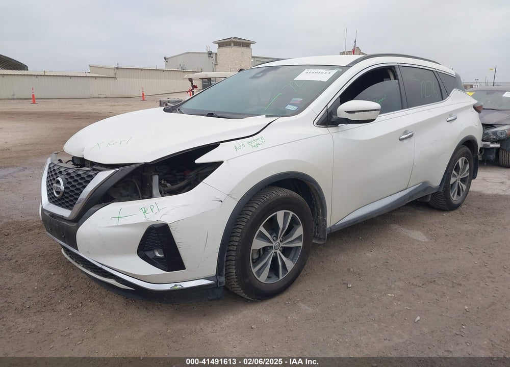 2021 NISSAN MURANO SV FWD VIN: 5N1AZ2BJ7MC102519