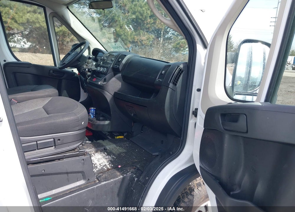 2019 RAM PROMASTER 2500 HIGH ROOF 159 WB VIN: 3C6TRVDG4KE545692
