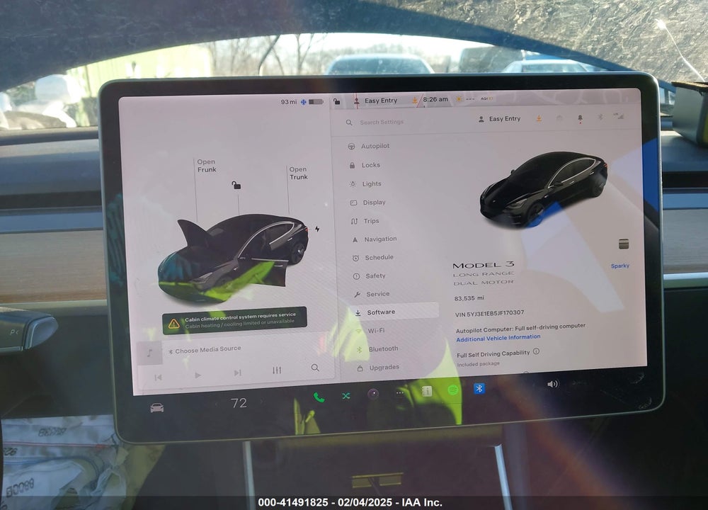 2018 TESLA MODEL 3 VIN: 5YJ3E1EB5JF170307