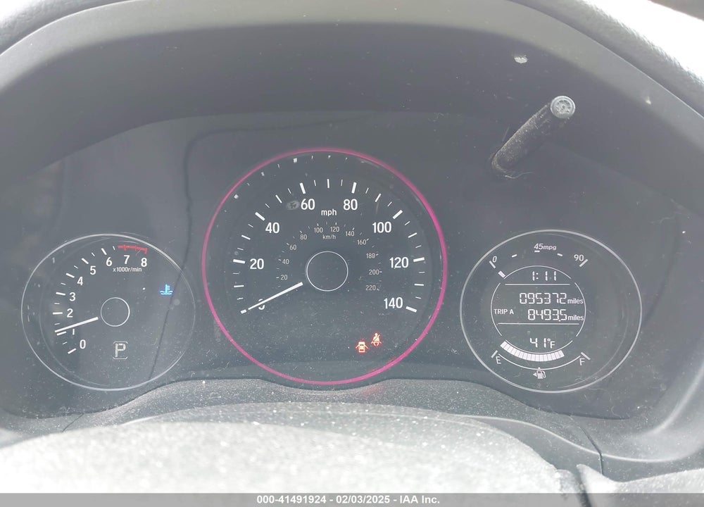 2019 HONDA HR-V SPORT VIN: 3CZRU6H15KG722553