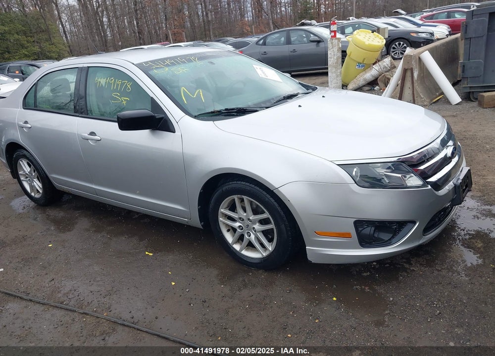 2012 FORD FUSION S VIN: 3FAHP0GAXCR331160