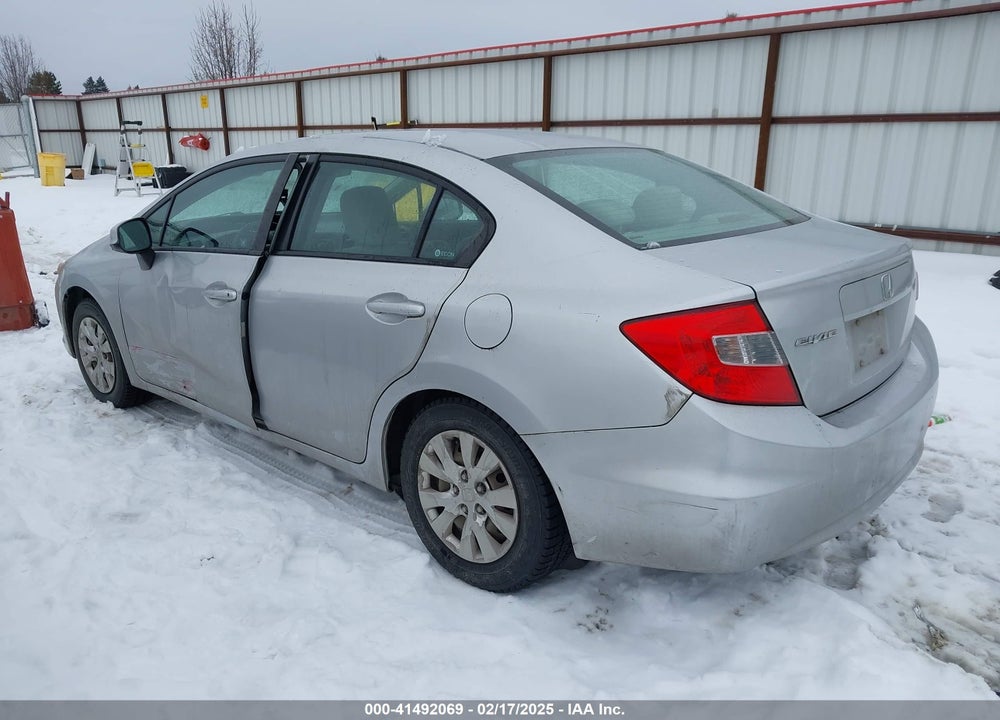 2012 HONDA CIVIC VIN: 2HGFB2F53CH330462