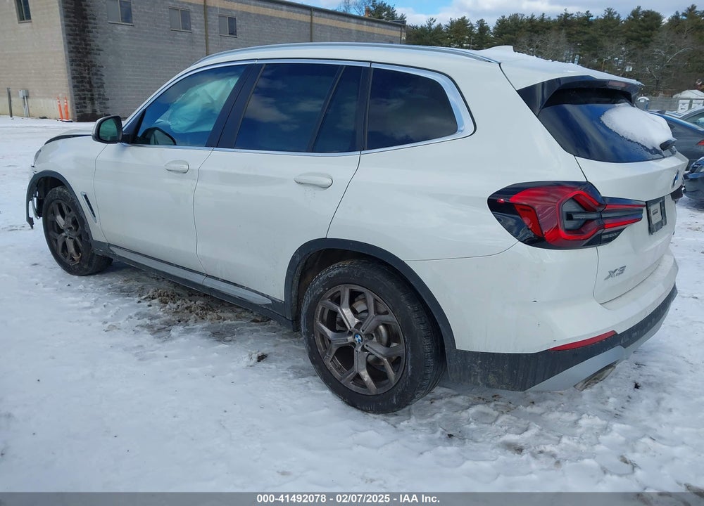 2022 BMW X3 XDRIVE30I VIN: 5UX53DP06N9K58566