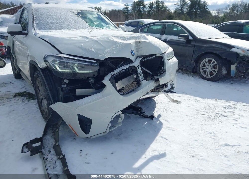 2022 BMW X3 XDRIVE30I VIN: 5UX53DP06N9K58566