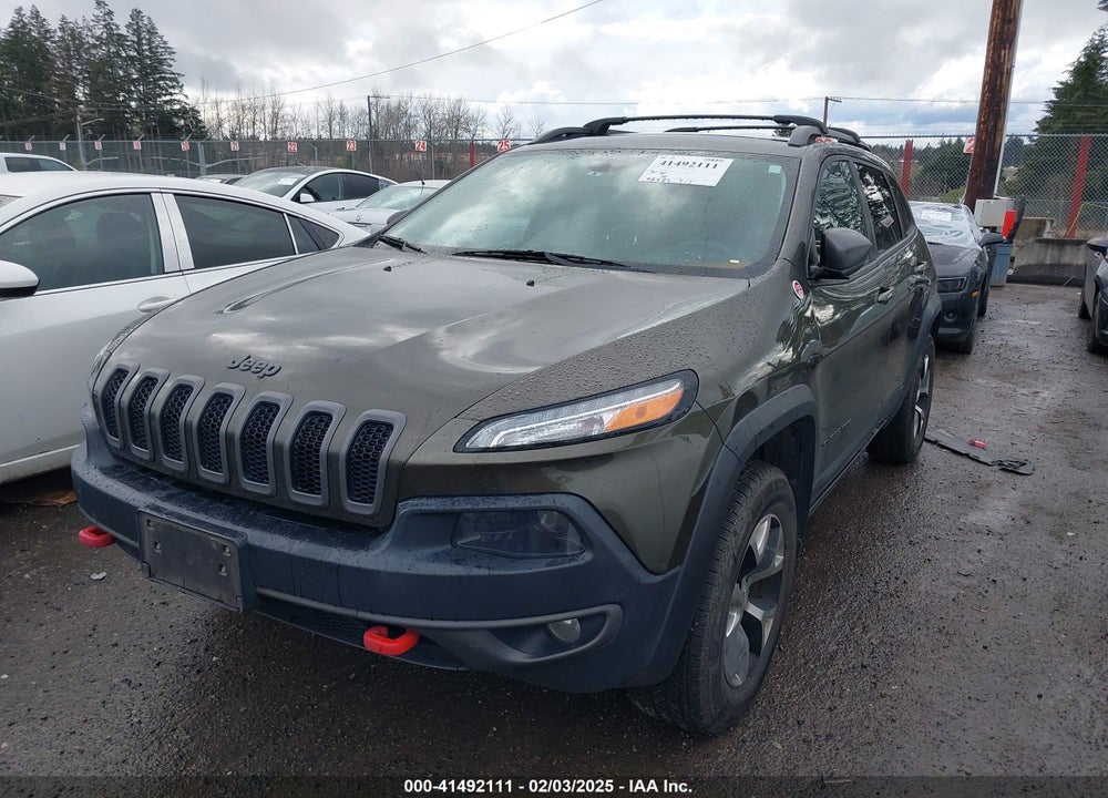 2015 JEEP CHEROKEE TRAILHAWK VIN: 1C4PJMBB5FW510514