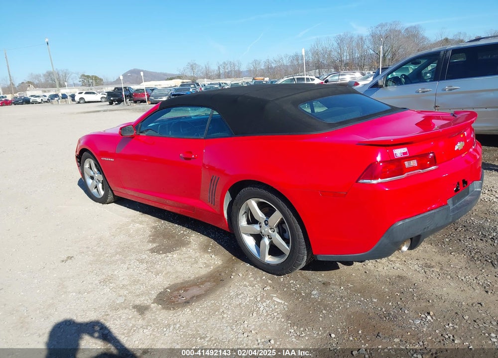 2015 CHEVROLET CAMARO VIN: 2G1FD3D36F9291437