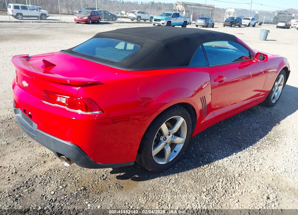 2015 CHEVROLET CAMARO VIN: 2G1FD3D36F9291437