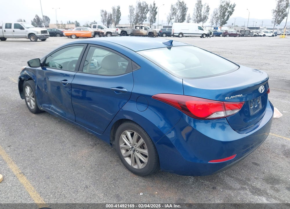 2014 HYUNDAI ELANTRA VIN: KMHDH4AE5EU051050
