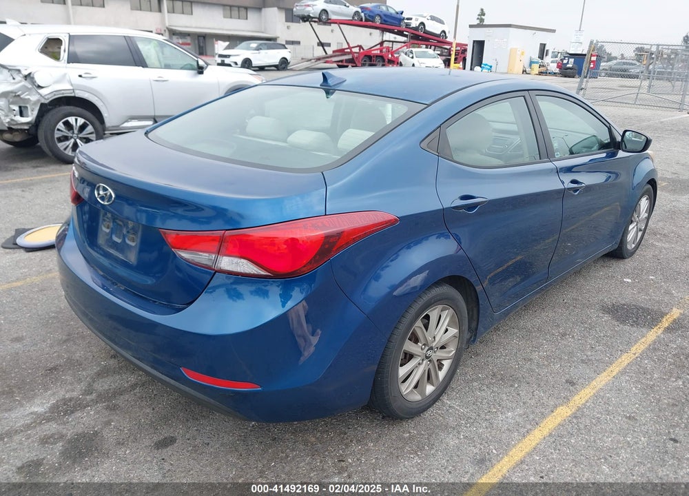 2014 HYUNDAI ELANTRA VIN: KMHDH4AE5EU051050
