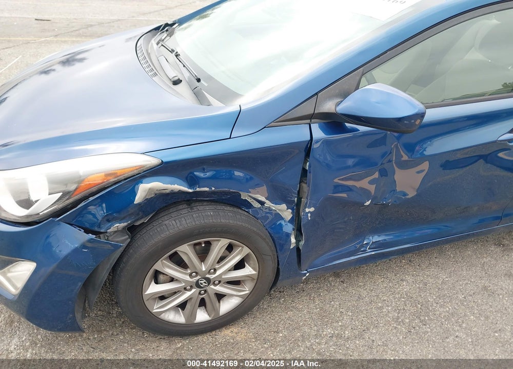 2014 HYUNDAI ELANTRA VIN: KMHDH4AE5EU051050
