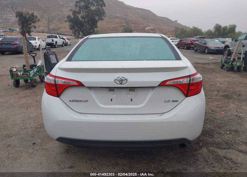 2016 TOYOTA COROLLA VIN: 5YFBPRHE8GP380097