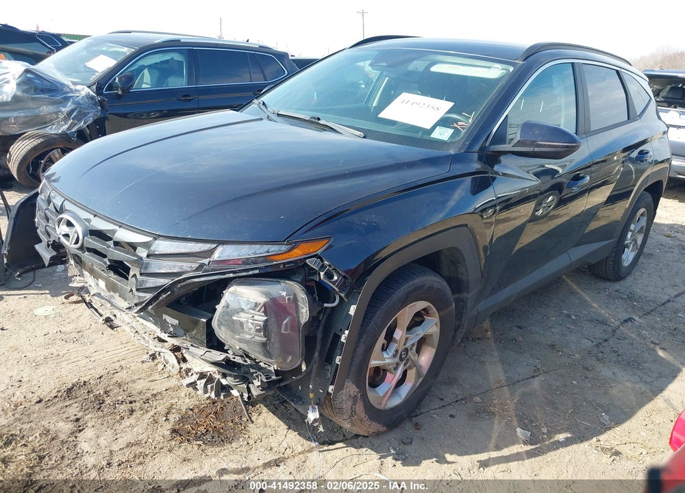 2022 HYUNDAI TUCSON SEL VIN: KM8JBCAE4NU033380