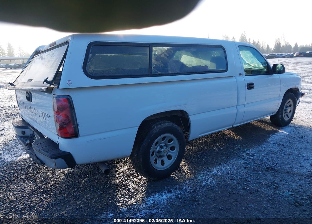 2005 CHEVROLET SILVERADO 1500 WORK TRUCK VIN: 1GCEC14XX5Z108414